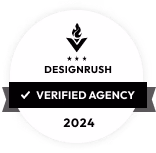 DesignRush Verified Agency 2024 badge