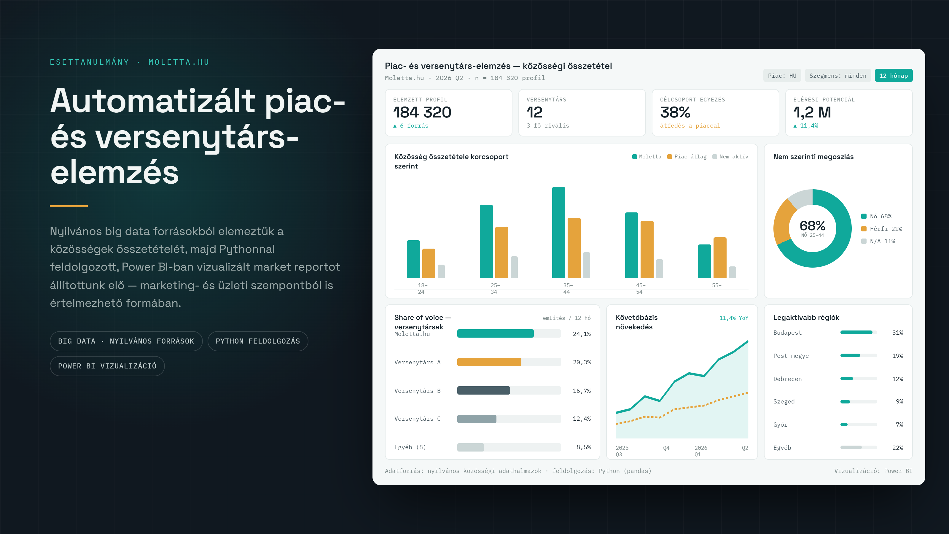Moletta — Automatizált piac- és versenytárs-elemzés