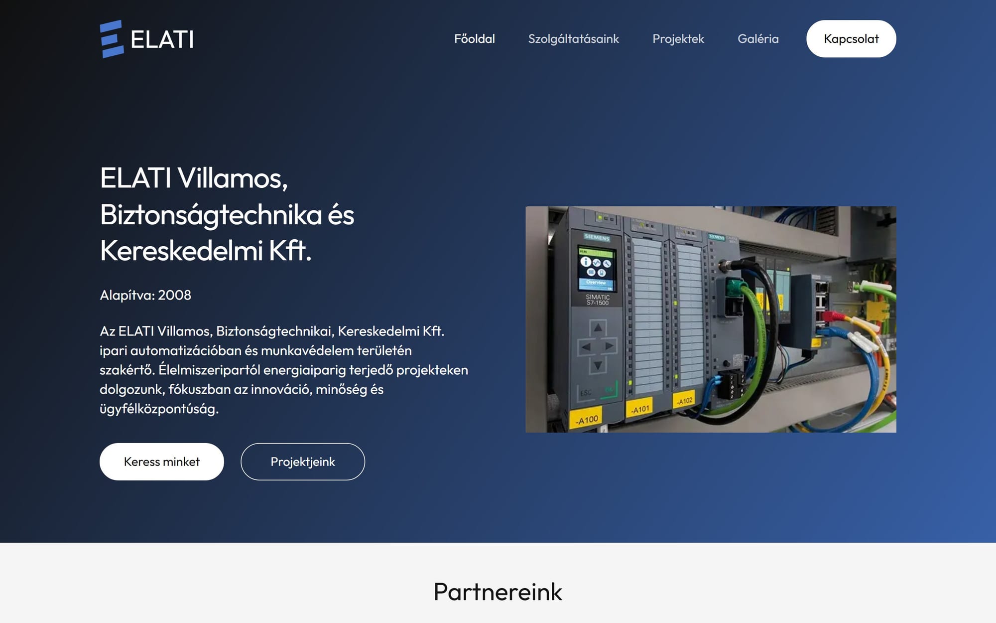 Elati Kft. — Corporate website